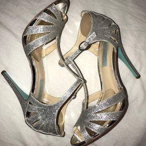 Blue By Betsey Johnson Glitter heels